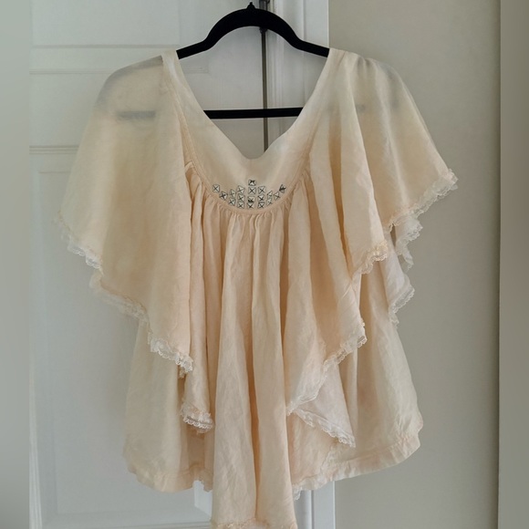 Free People Seneca Rising Aurora Ruffle Top - Picture 5 of 7